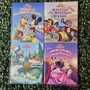 Disney Jr Mickey Mouse Books Lot Of 4 Toddler Young Readers